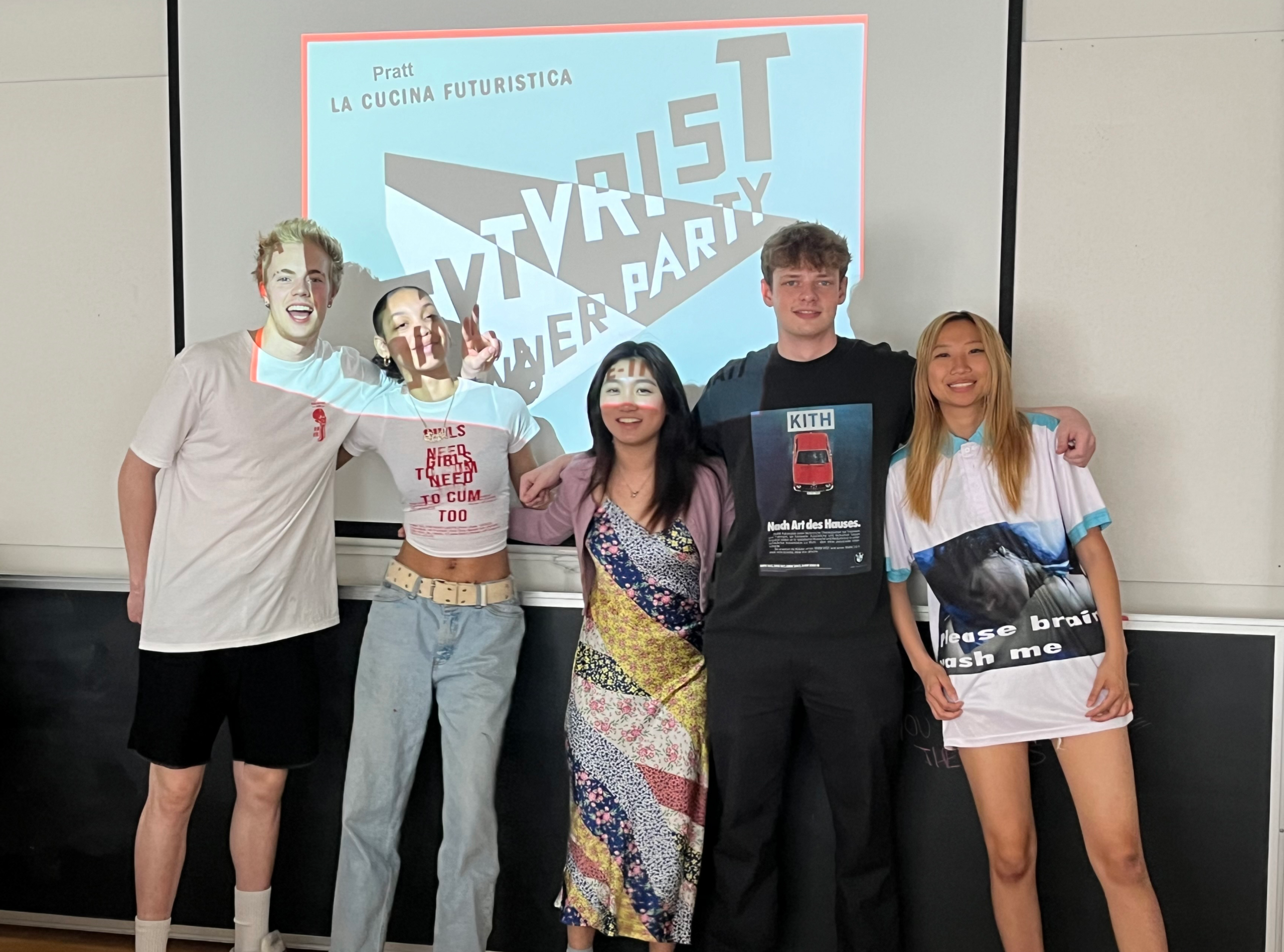 Futurist Dinner Party classroom activity