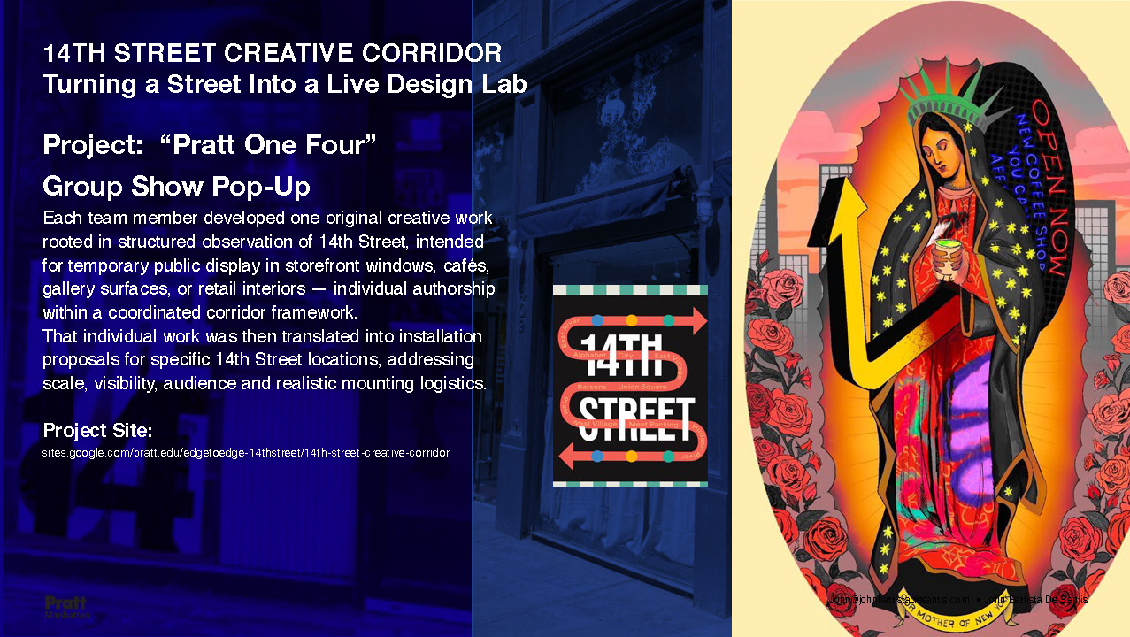 Pratt One Four group show pop-up