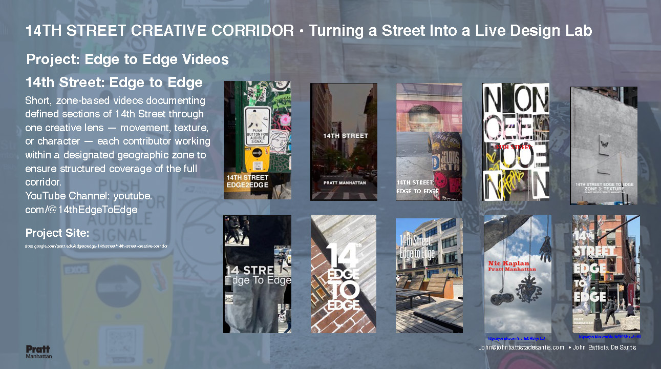 14th Street Creative Corridor Edge to Edge video projects