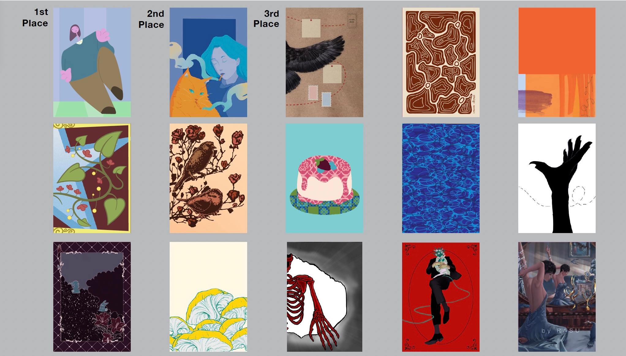 Pigna Design Experience student notebook cover designs at Pratt Institute