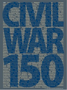 Civil War Battle Poster,  Civil War 150th Anniversary, © RoverePublishing.com