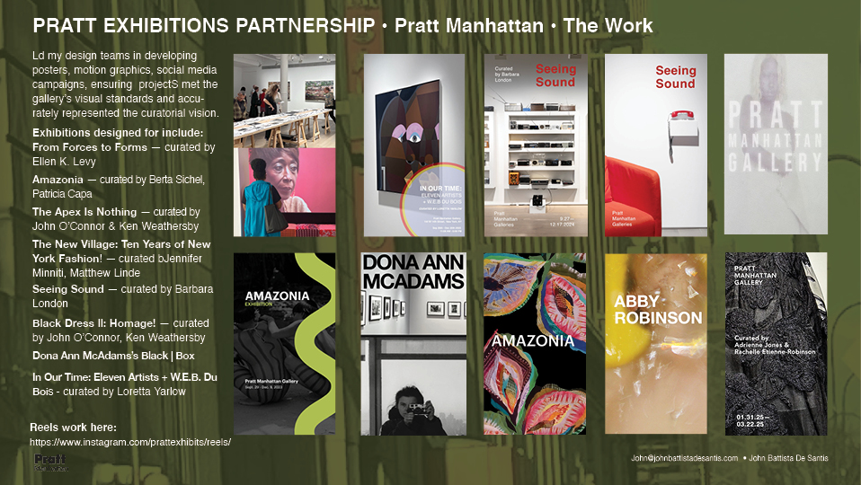 Pratt Exhibitions partnership project